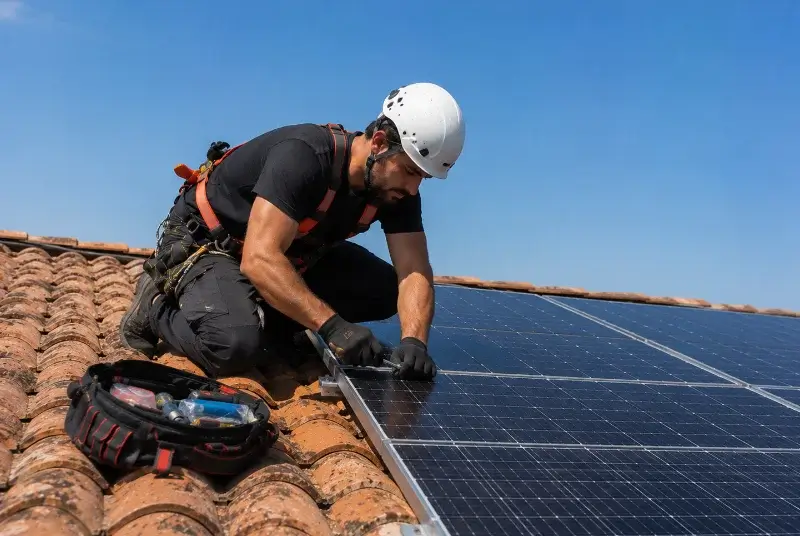 Maintenance et monitoring de panneaux solaires à Uhart-Cize